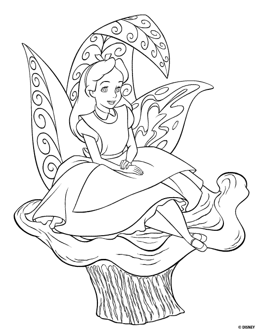 Coloriages alice 11