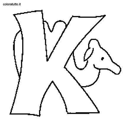 Coloriages alphabet animaux 3 11