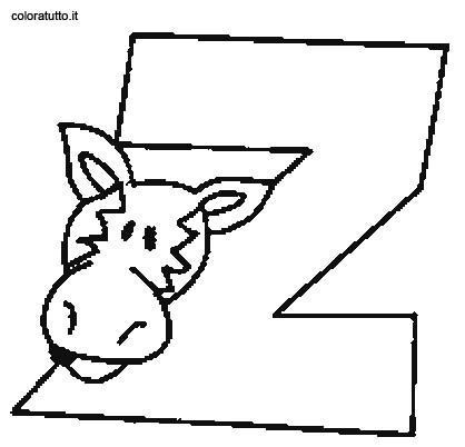 Coloriages alphabet animaux 3 26