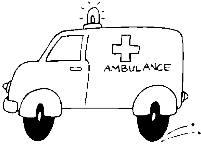 Coloriages ambulances 11