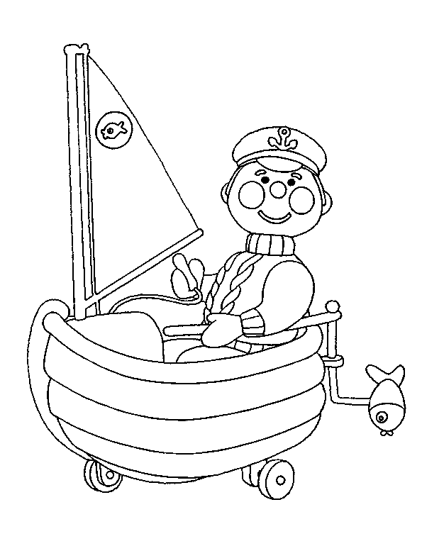 Coloriages andy pandy 1