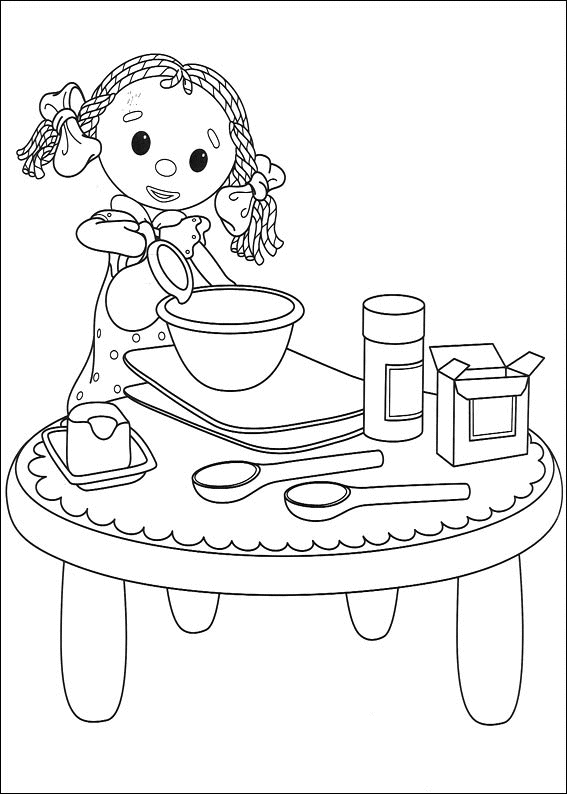 Coloriages andy pandy 9
