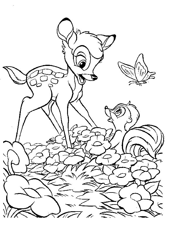 Coloriages bambi 99