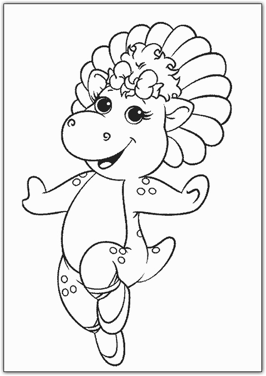 Coloriages barney 29