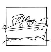 Coloriages bateau 8