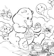 Coloriages bisounours 21