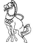 Coloriages cheval 78