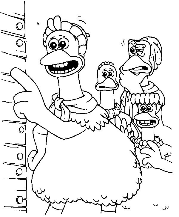 Coloriages chickenrun 10