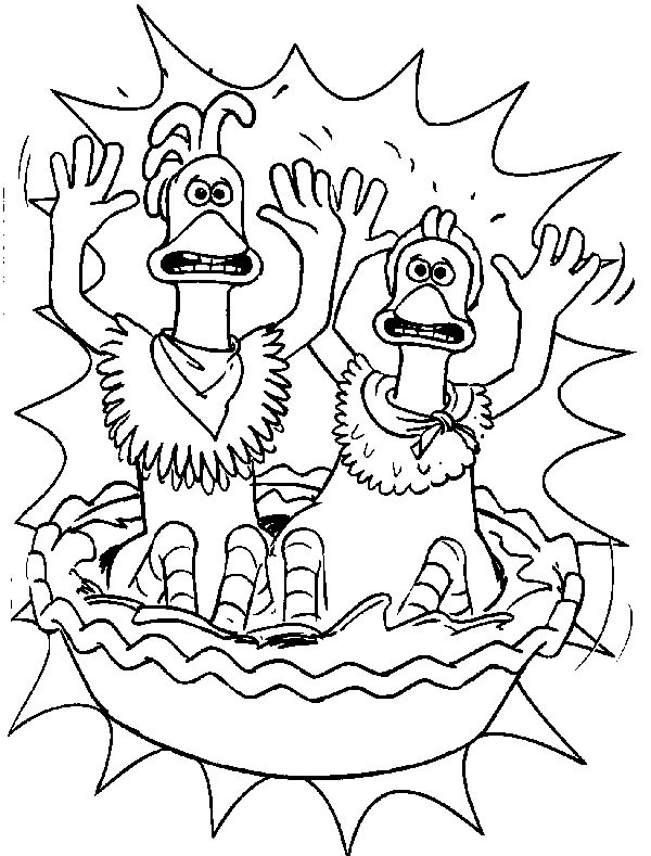 Coloriages chickenrun 11