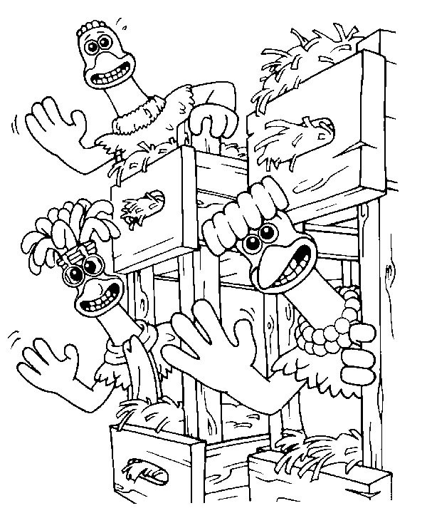 Coloriages chickenrun 13