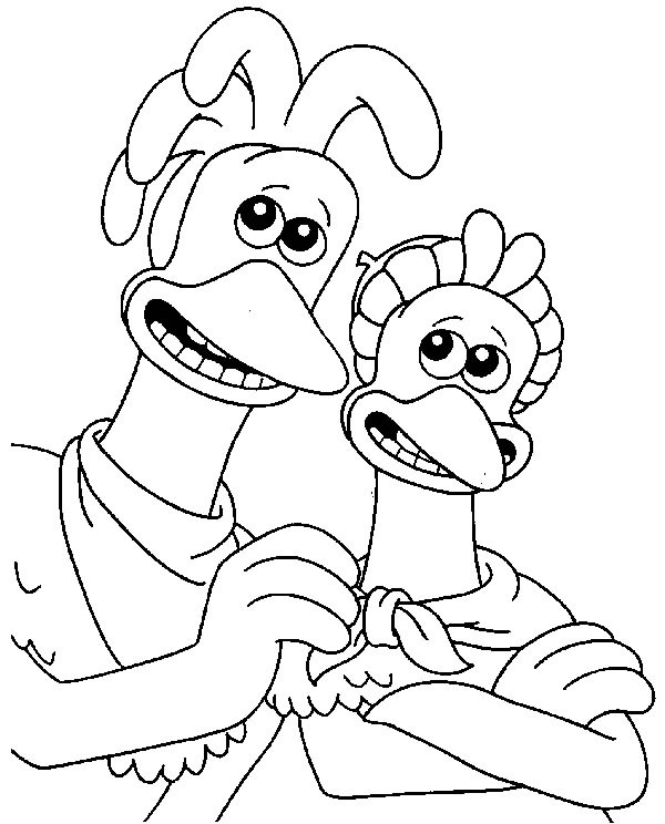 Coloriages chickenrun 16
