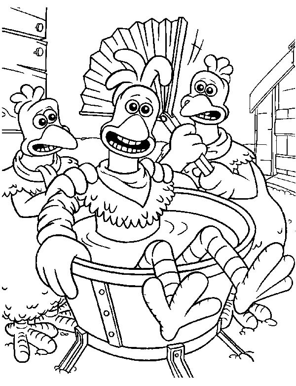 Coloriages chickenrun 19