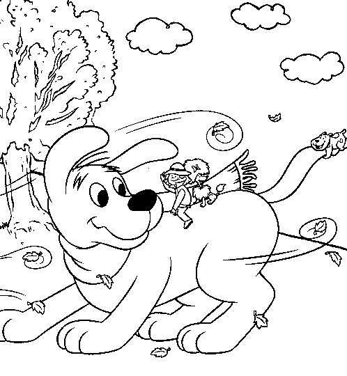 Coloriages clifford 14