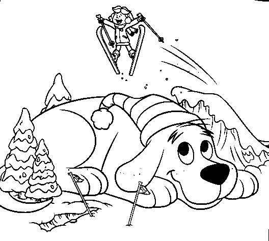 Coloriages clifford 7