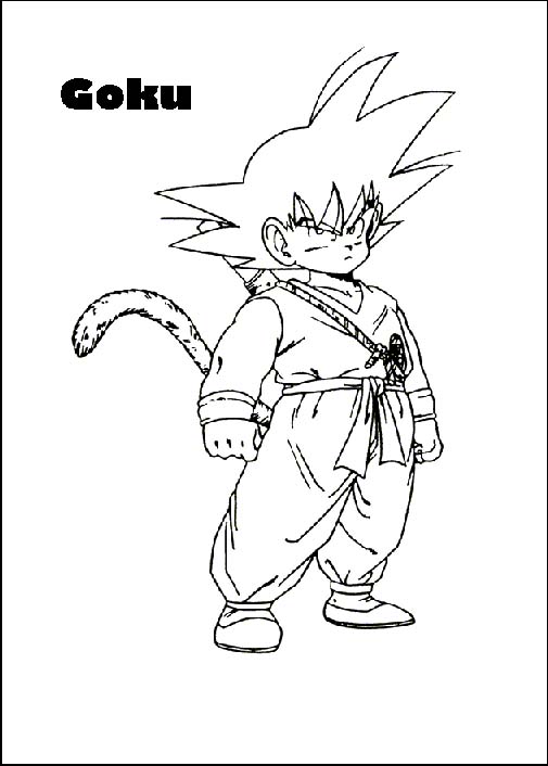 Coloriages dragon ball z 27