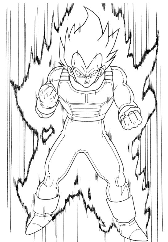Coloriages dragon ball z 54