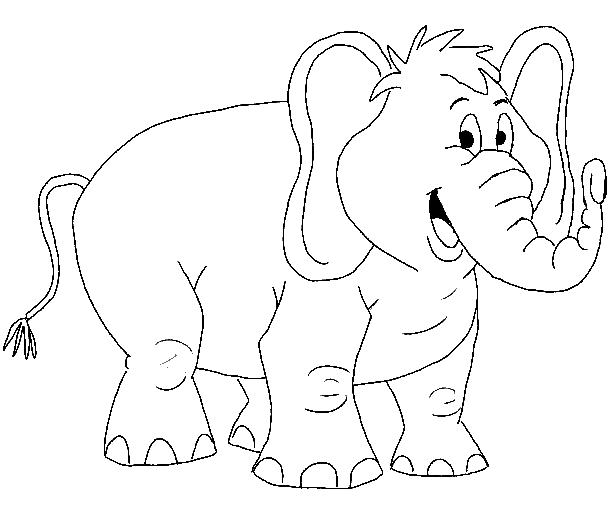 Coloriages elephants 57
