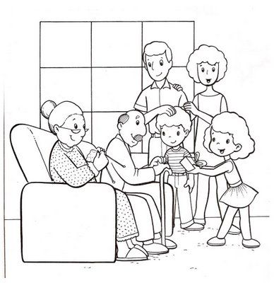 Coloriages famille 24