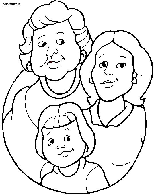 Coloriages famille 35
