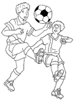 Coloriages football 20