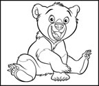 Coloriages frere ours 1
