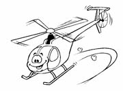 Coloriages helicopter 2