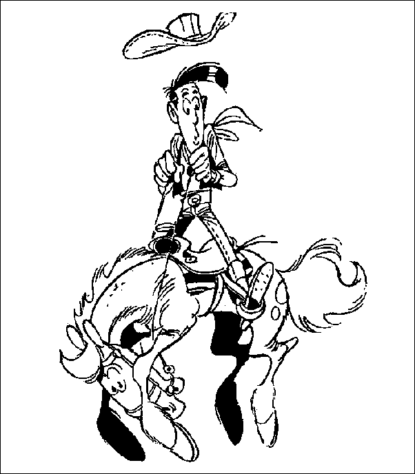 Coloriages lucky luke 7