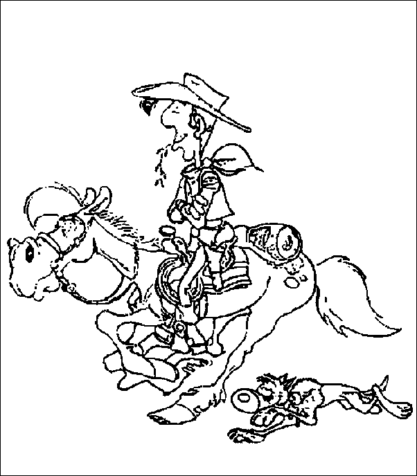 Coloriages lucky luke 9