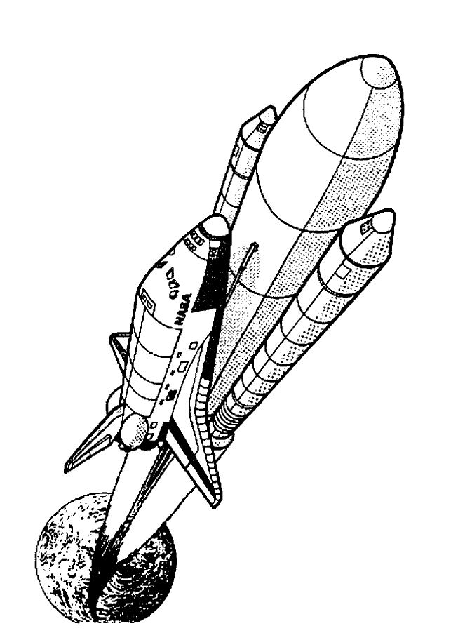Coloriages missile 5