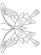 Coloriages papillons 24