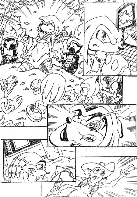 Coloriages sonic 6
