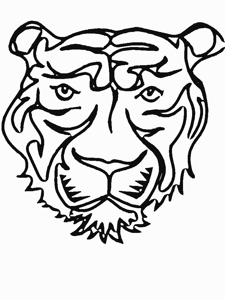 Coloriages tigre 7