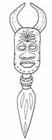 Coloriages africains 5