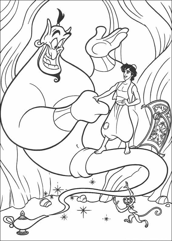 Coloriages aladin 49