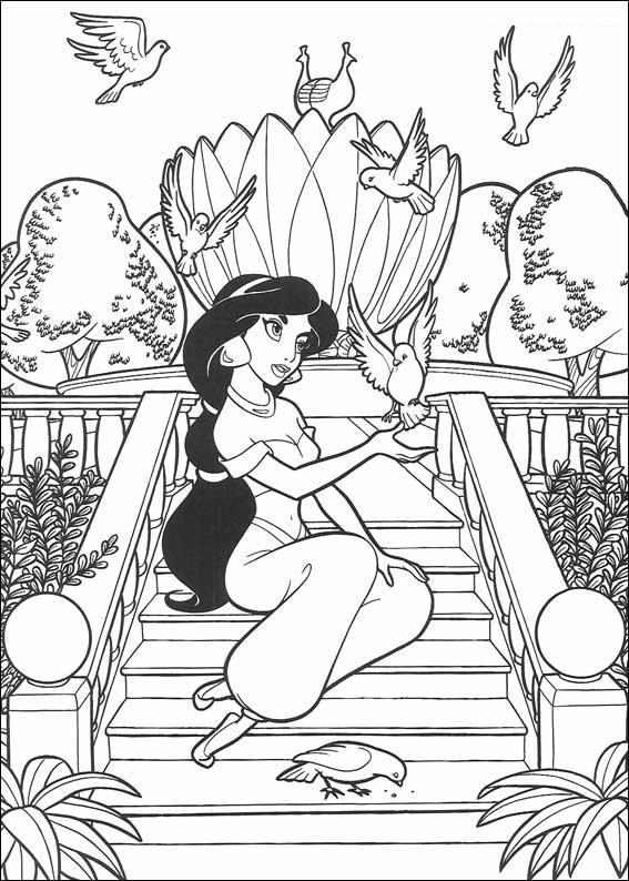 Coloriages aladin 52