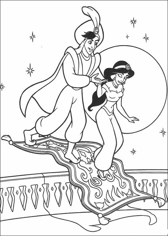 Coloriages aladin 69