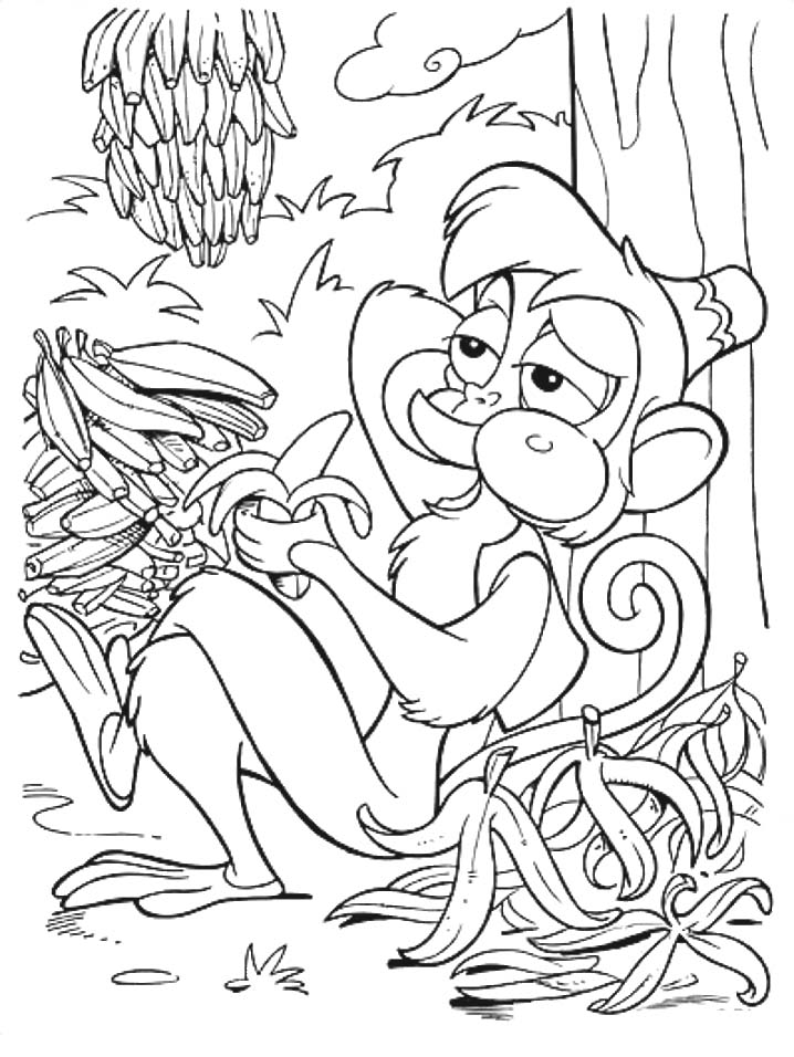 Coloriages aladin 73