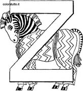 Coloriages alphabet animaux 2 26