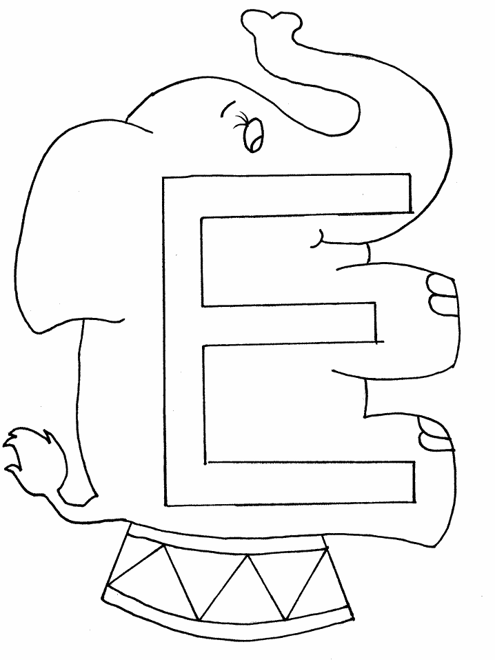 Coloriages alphabet coloriage 5