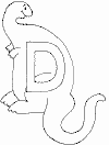 Coloriages alphabet coloriage 4