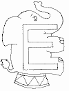 Coloriages alphabet coloriage 5