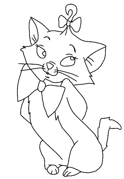 Coloriages aristochats 5