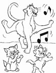 Coloriages aristochats 3