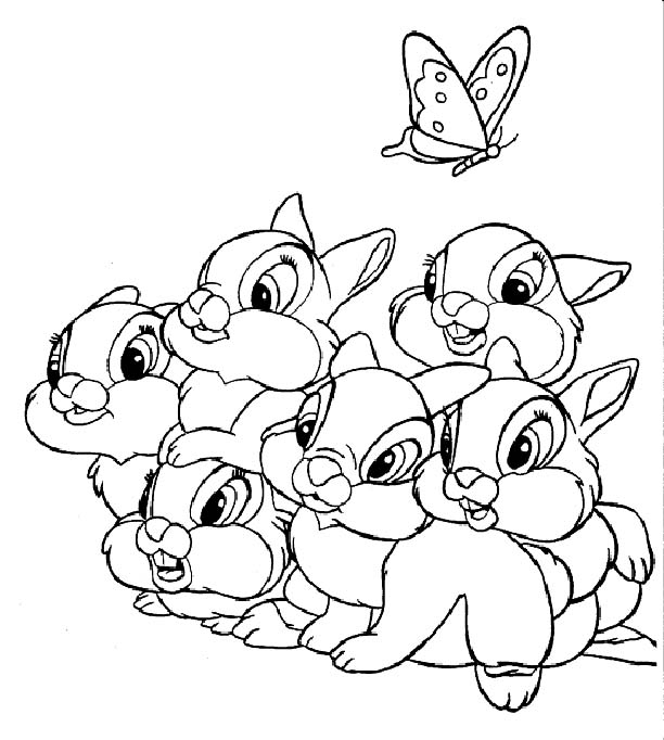Coloriages bambi 27