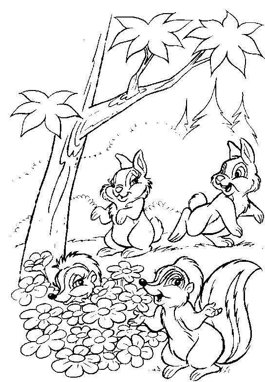 Coloriages bambi 66