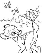 Coloriages bambi 16