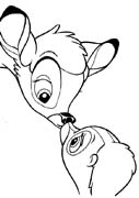Coloriages bambi 2