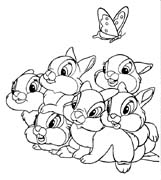 Coloriages bambi 27