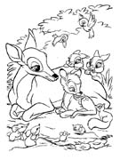 Coloriages bambi 30