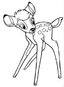 Coloriages bambi 43